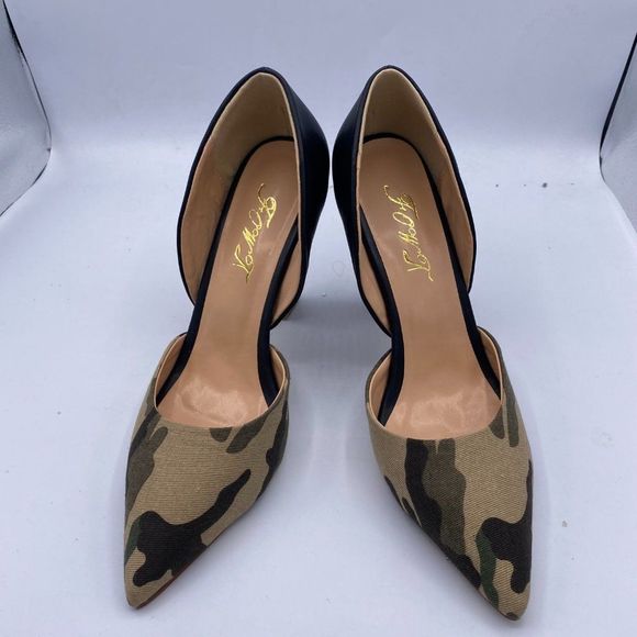 FOWT grey pointy toe stilettos heels dorsay pumps shoes - Picture 3 of 9